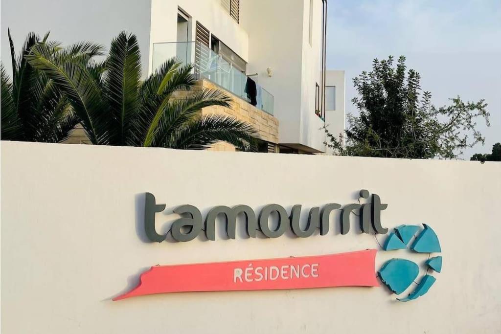 Luxurious Golf & Sea View Beach Apartment With Pool Access - Tamourrit, Taghazout Bay Exteriör bild