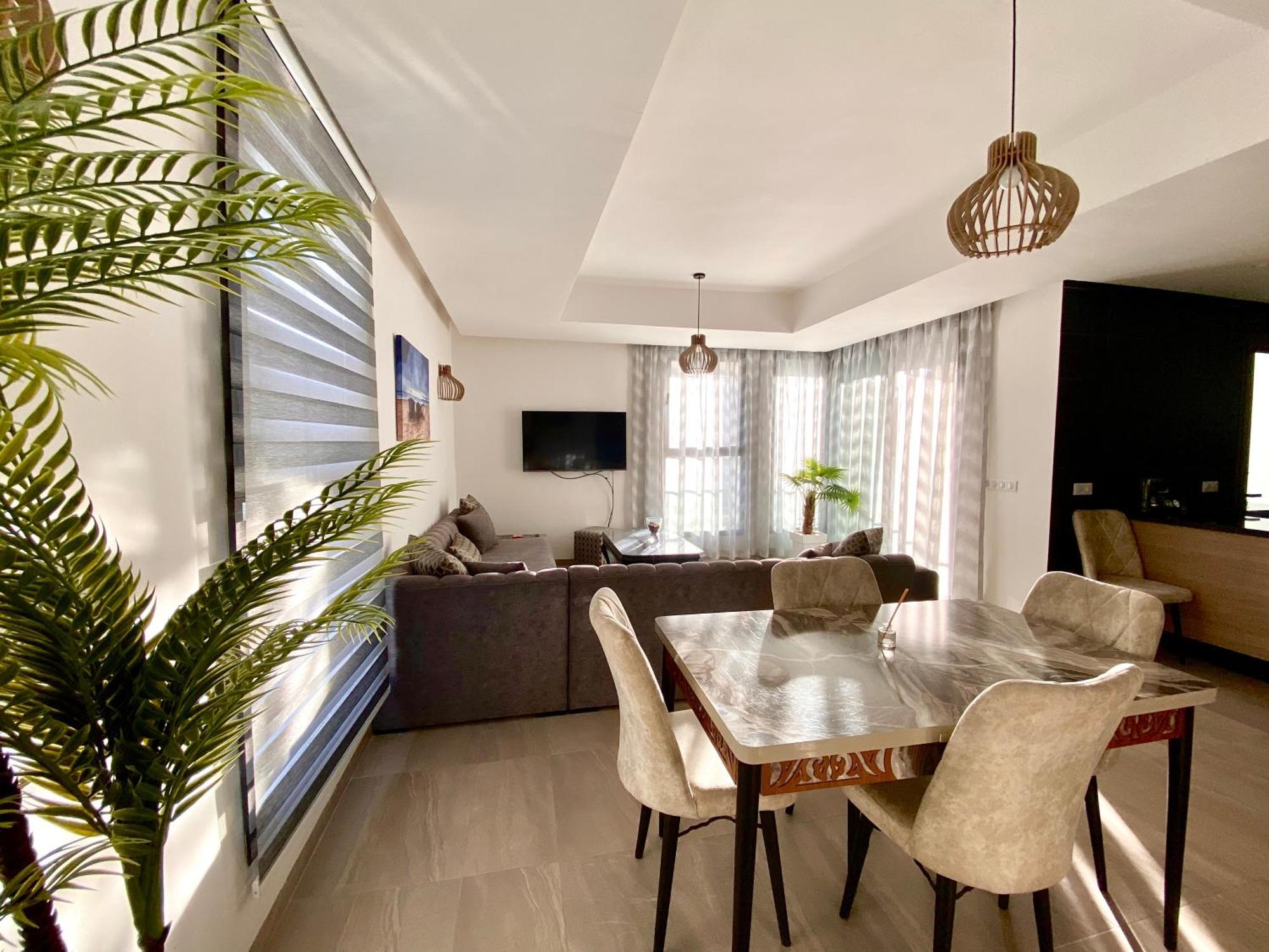 Luxurious Golf & Sea View Beach Apartment With Pool Access - Tamourrit, Taghazout Bay Exteriör bild