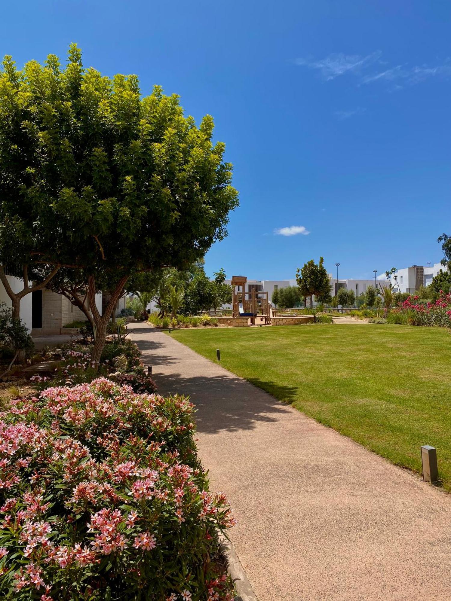 Luxurious Golf & Sea View Beach Apartment With Pool Access - Tamourrit, Taghazout Bay Exteriör bild